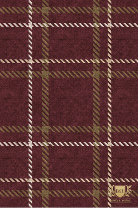 Giftboxed Microfibre Tea Towel Jarrah Plaid
