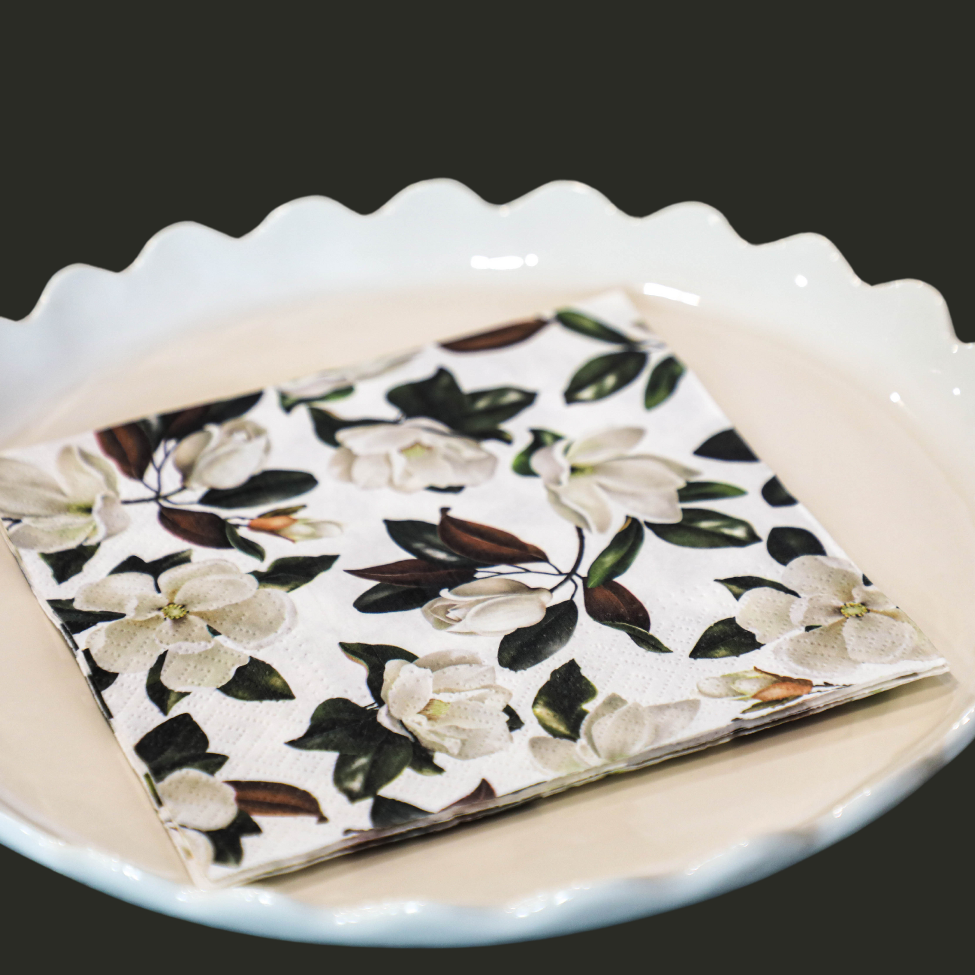 Magnolia Luncheon Napkin