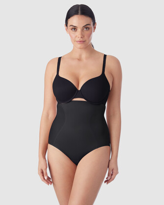 Skin Benefit Ultra High Waist Shaping Brief with Aloe in Black