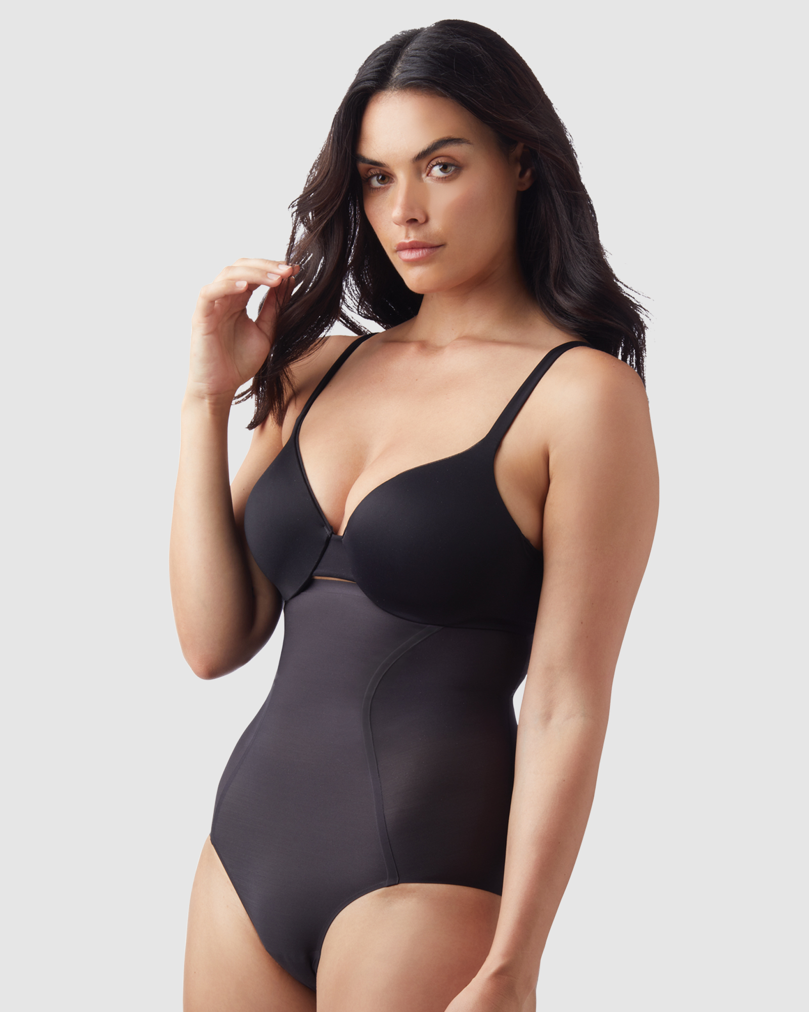 Skin Benefit Ultra High Waist Shaping Brief with Aloe in Black