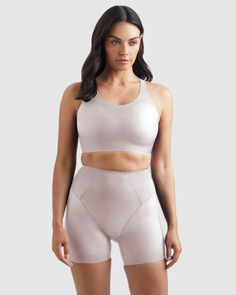 Skin Benefit High Waist Shaper Shorts in Cameo Rose
