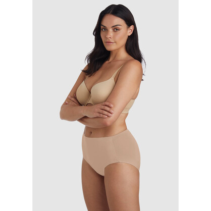 Light Shaping High Waist Everyday Shapewear Brief in Stucco