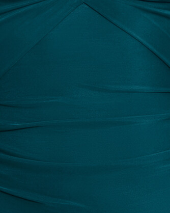 Bling Plunge Neck One Piece Shaping Swimsuit  in Nova Green