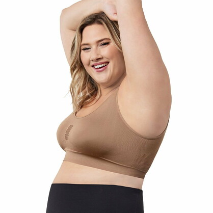 Steffi Cooling Seamless & Wireless Bra in Truffle