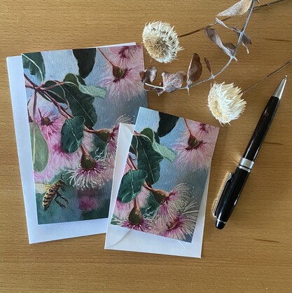 Gum Blossoms Mini Card