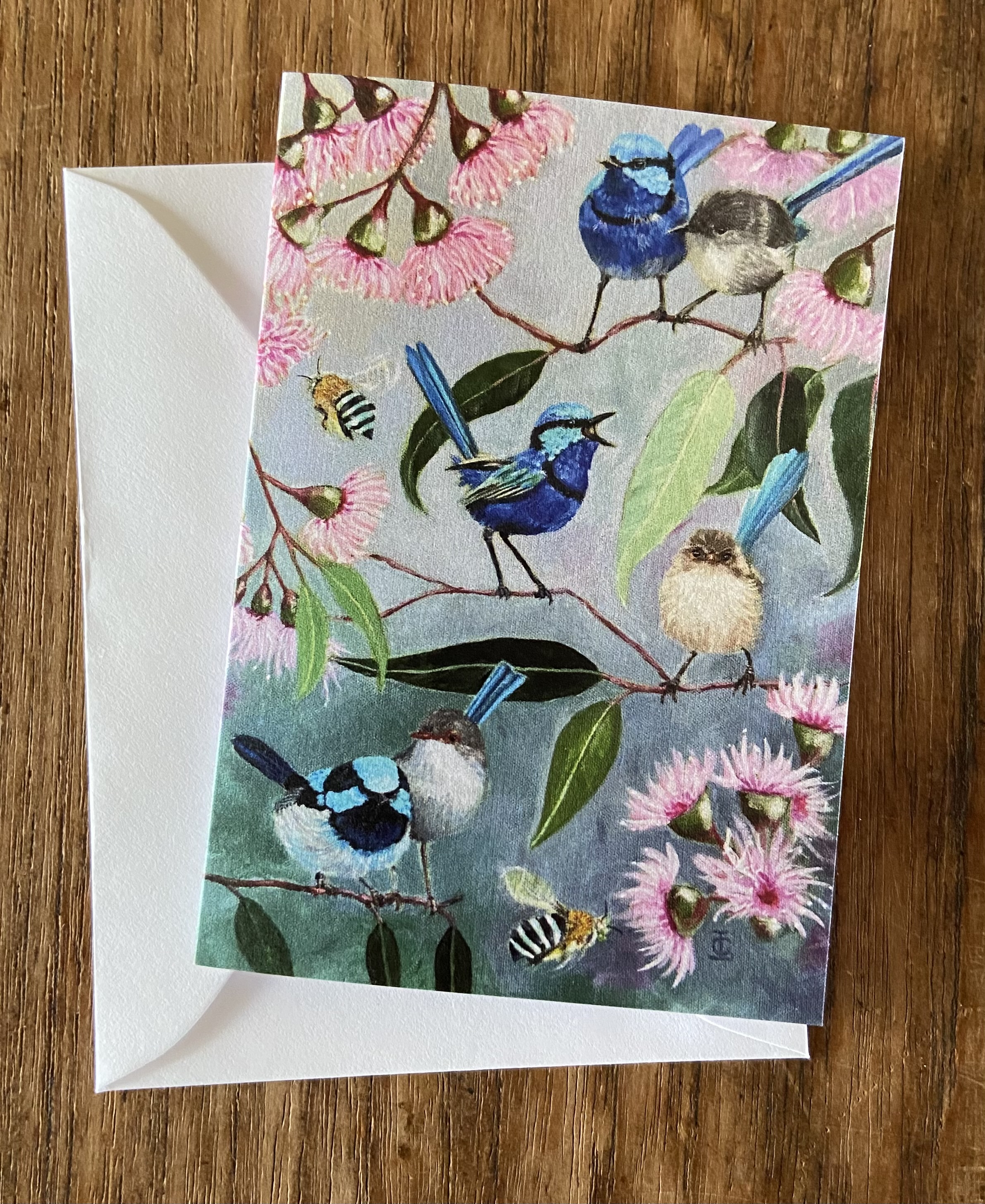 Fairy Wrens Mini Card