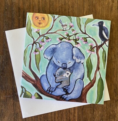 Mum & Bub Koalas Premium Greeting Card