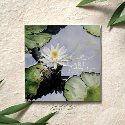 'Reflections of Love' Thinking of You - Artist Greeting Card