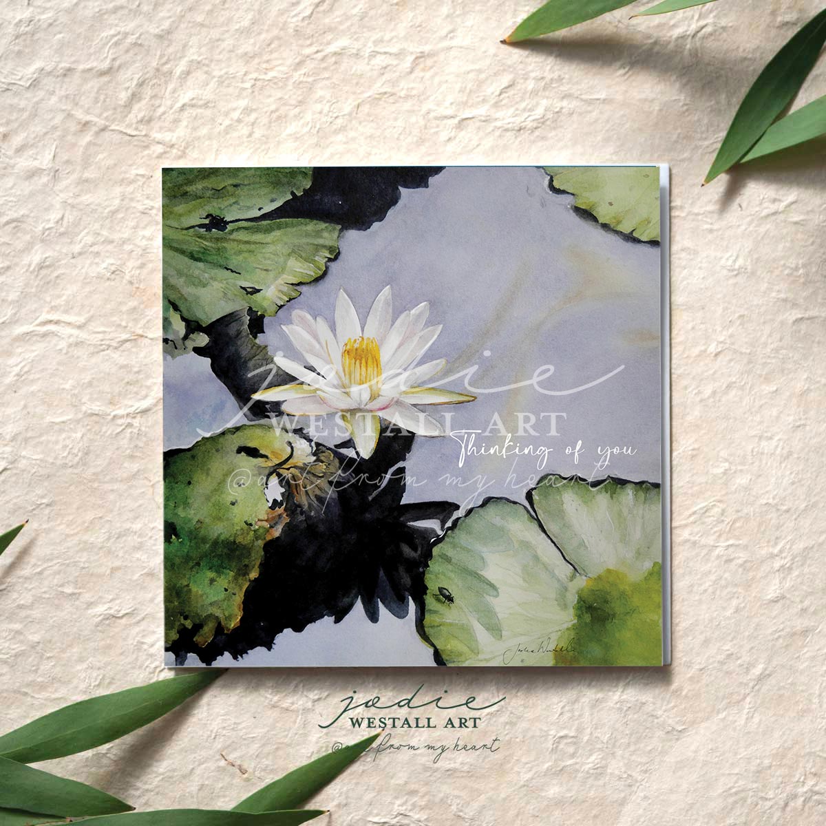 'Reflections of Love' Thinking of You - Artist Greeting Card