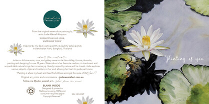 'Reflections of Love' Thinking of You - Artist Greeting Card