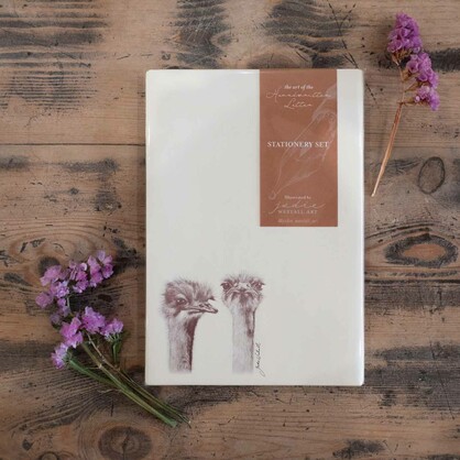 Ostrich - Artist 20 Sheet Stationery Set