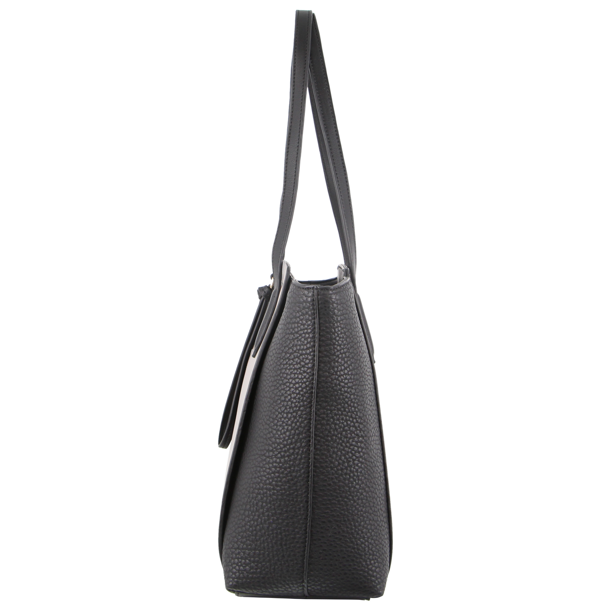 Milleni 2-tone Ladies Fashion Tote Handbag in Grey