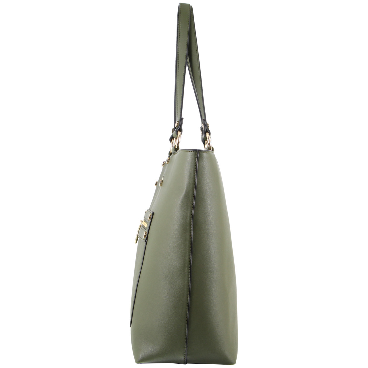 Milleni Ladies Fashion Tote Handbag in Green
