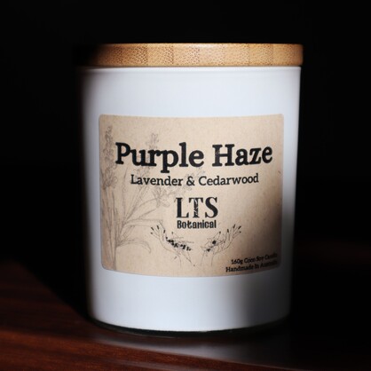 Purple Haze Wood Wick Candle