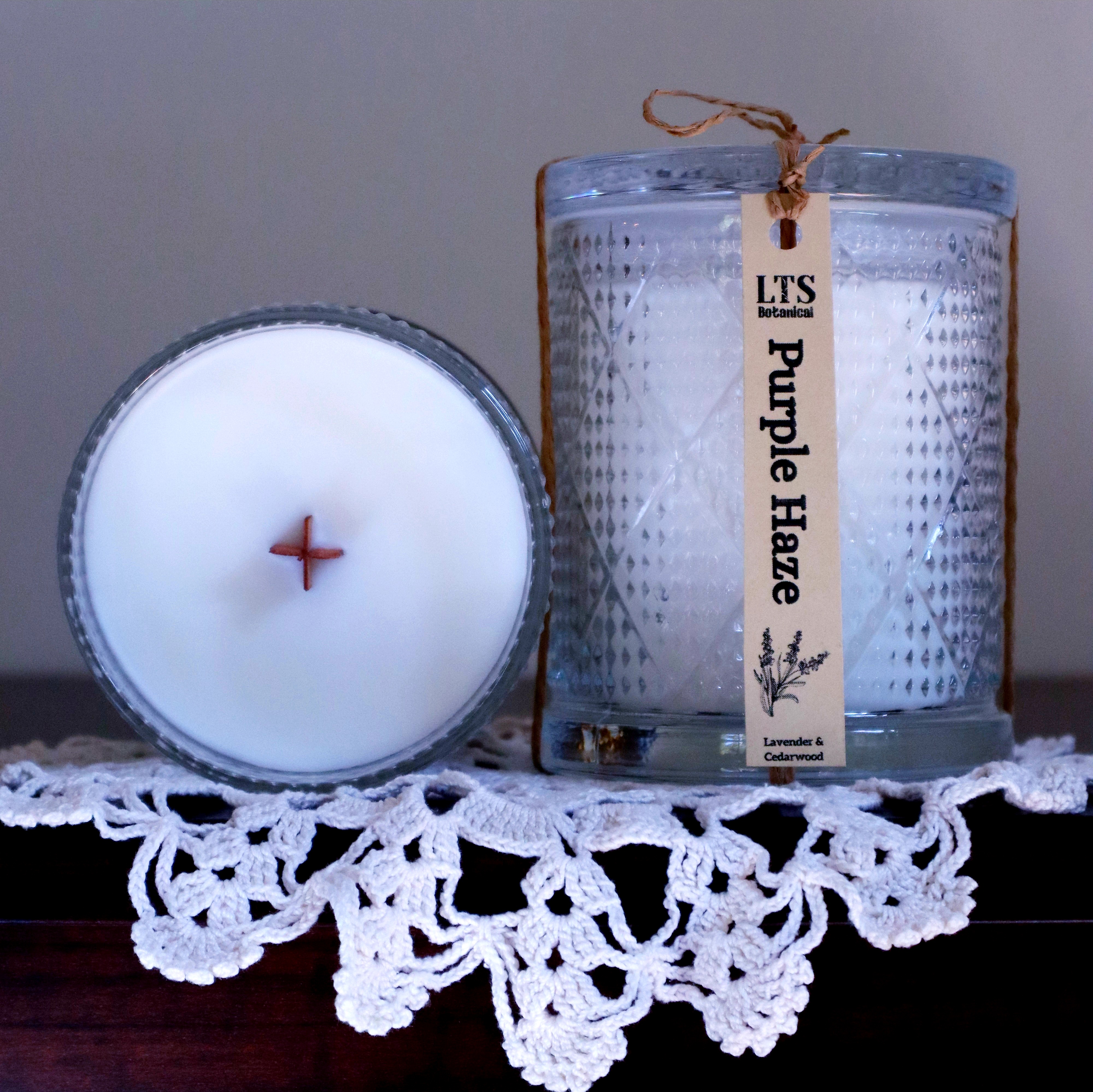 Purple Haze Wood Wick Candle