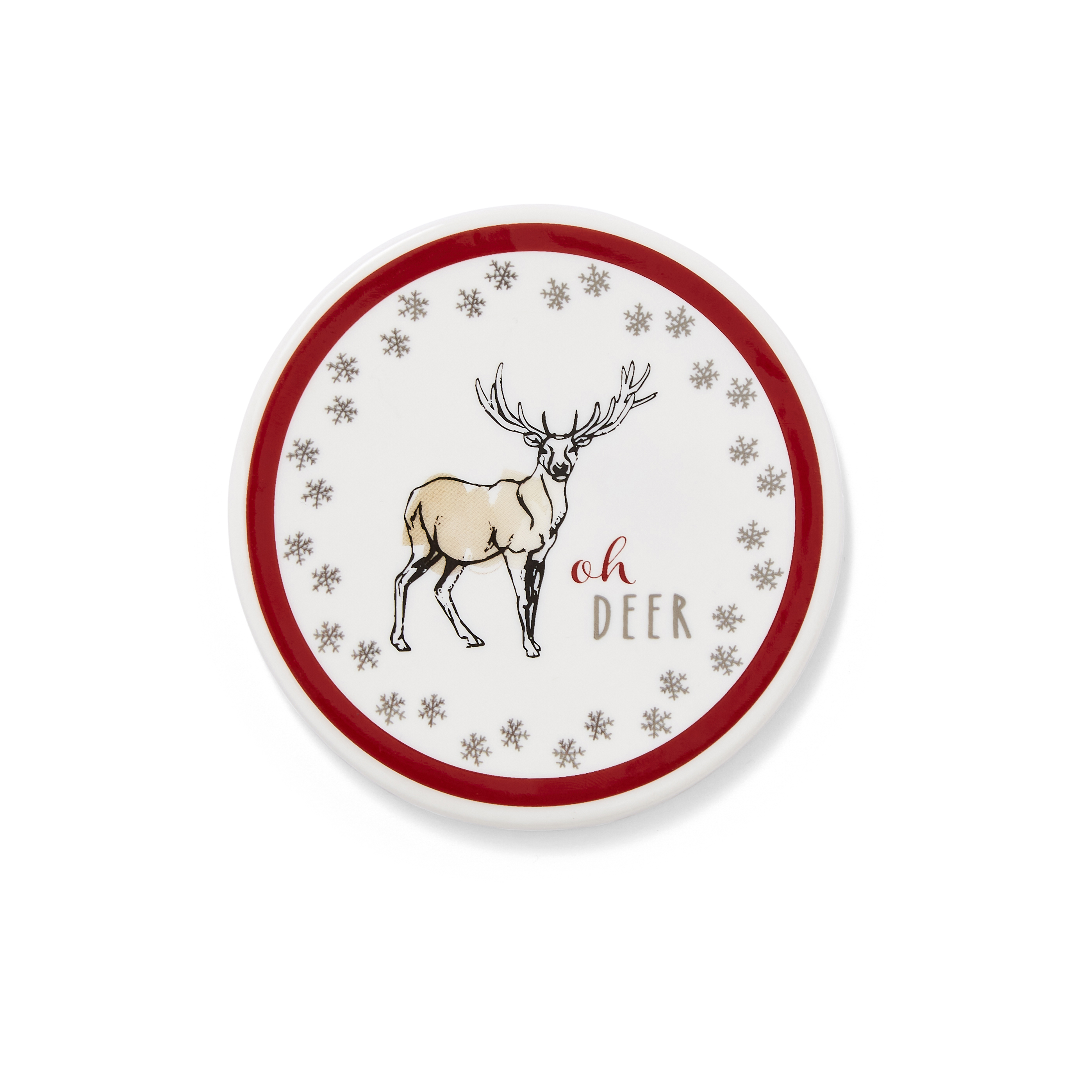 CHRISTMAS MUGS - What Fun Barrel Mug and Coaster Set