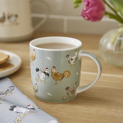 Hen House Lane Barrel Mug