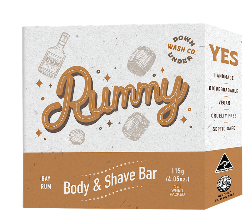 Rummy Body & Shave Bar - Bay Rum