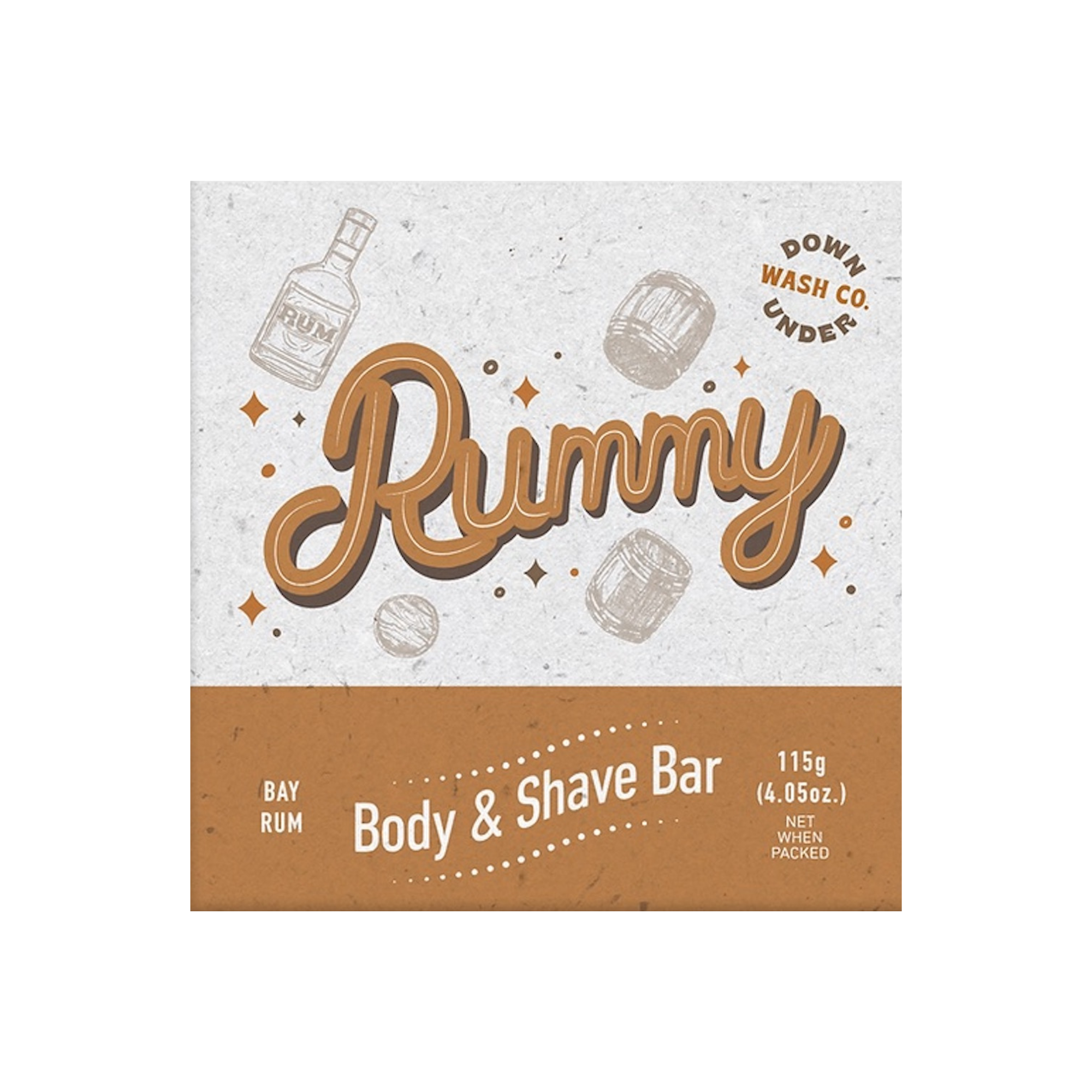 Rummy Body & Shave Bar - Bay Rum
