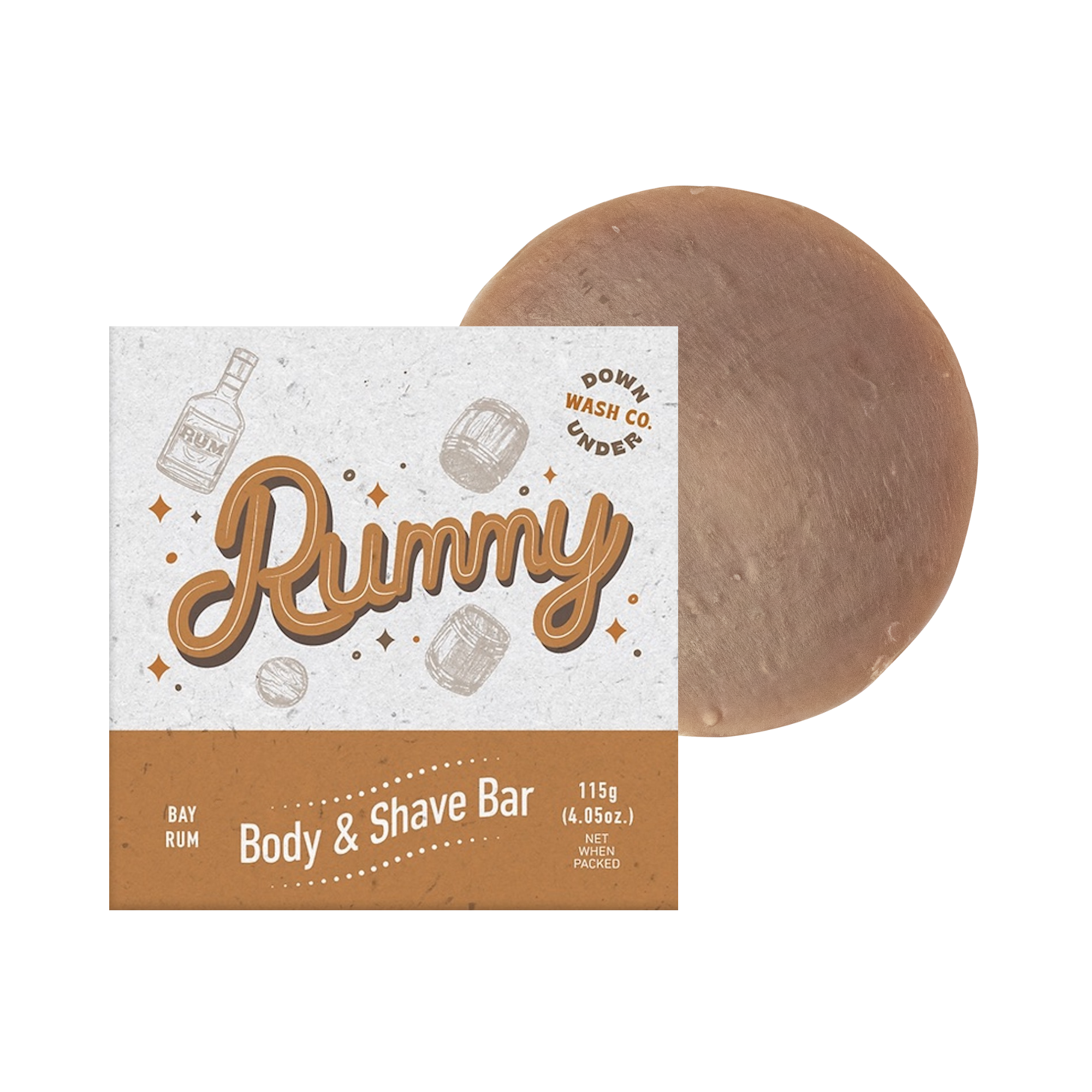 Rummy Body & Shave Bar - Bay Rum