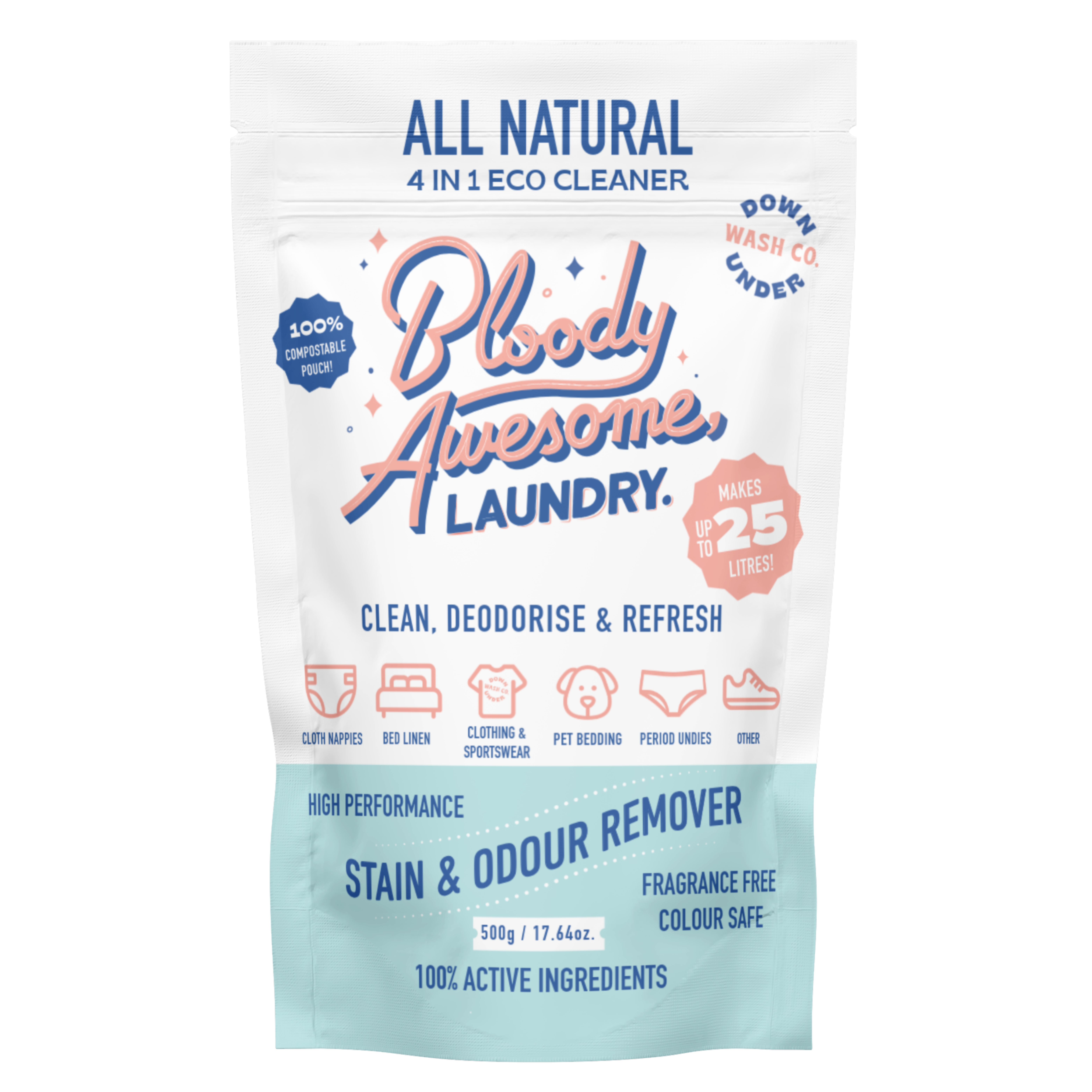 Bloody Awesome Laundry Stain & Odour Remover Powder 500g