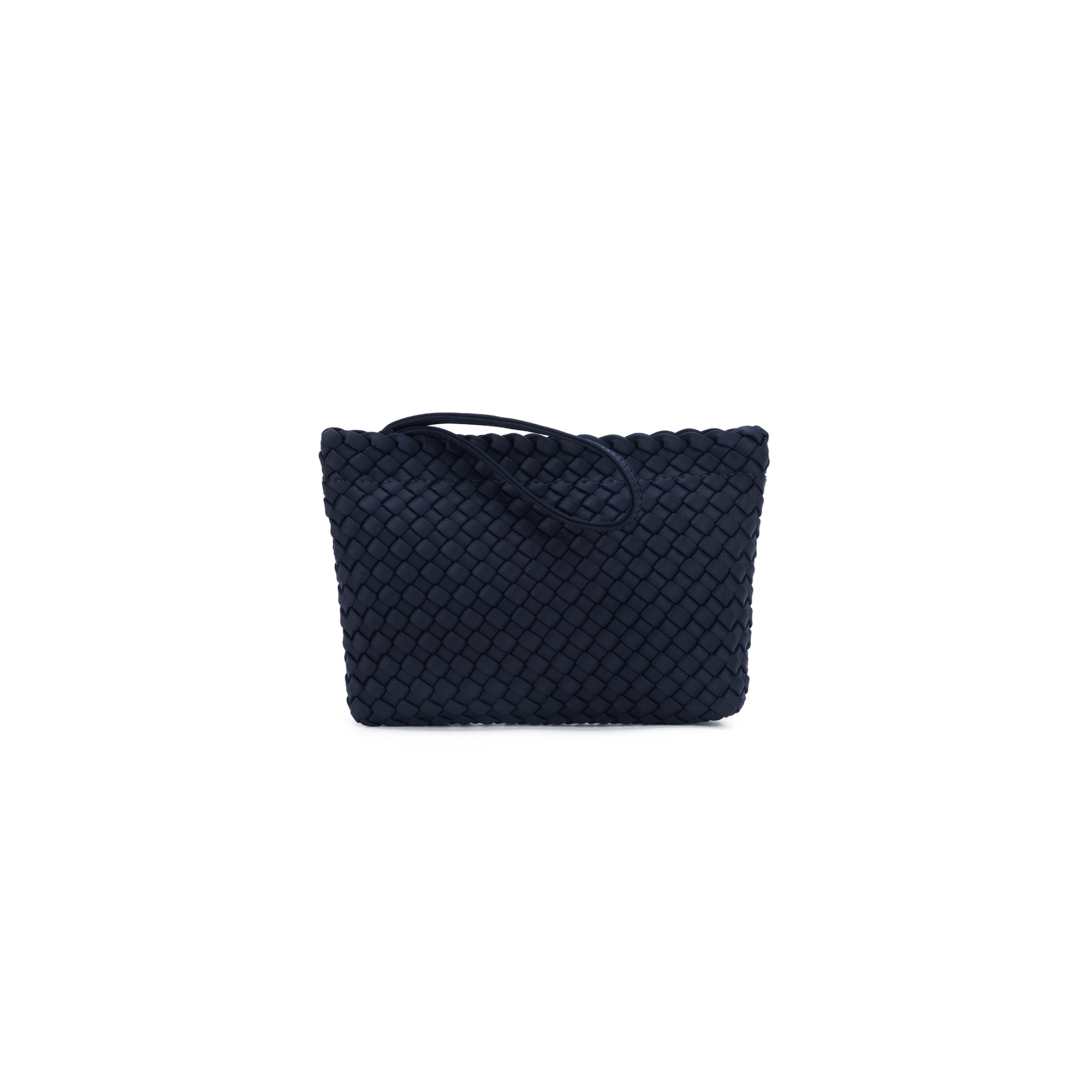 Riviera Navy 2 Piece Woven Mini Handbag