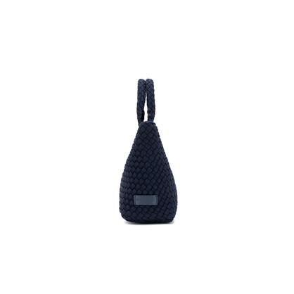 Riviera Navy 2 Piece Woven Mini Handbag