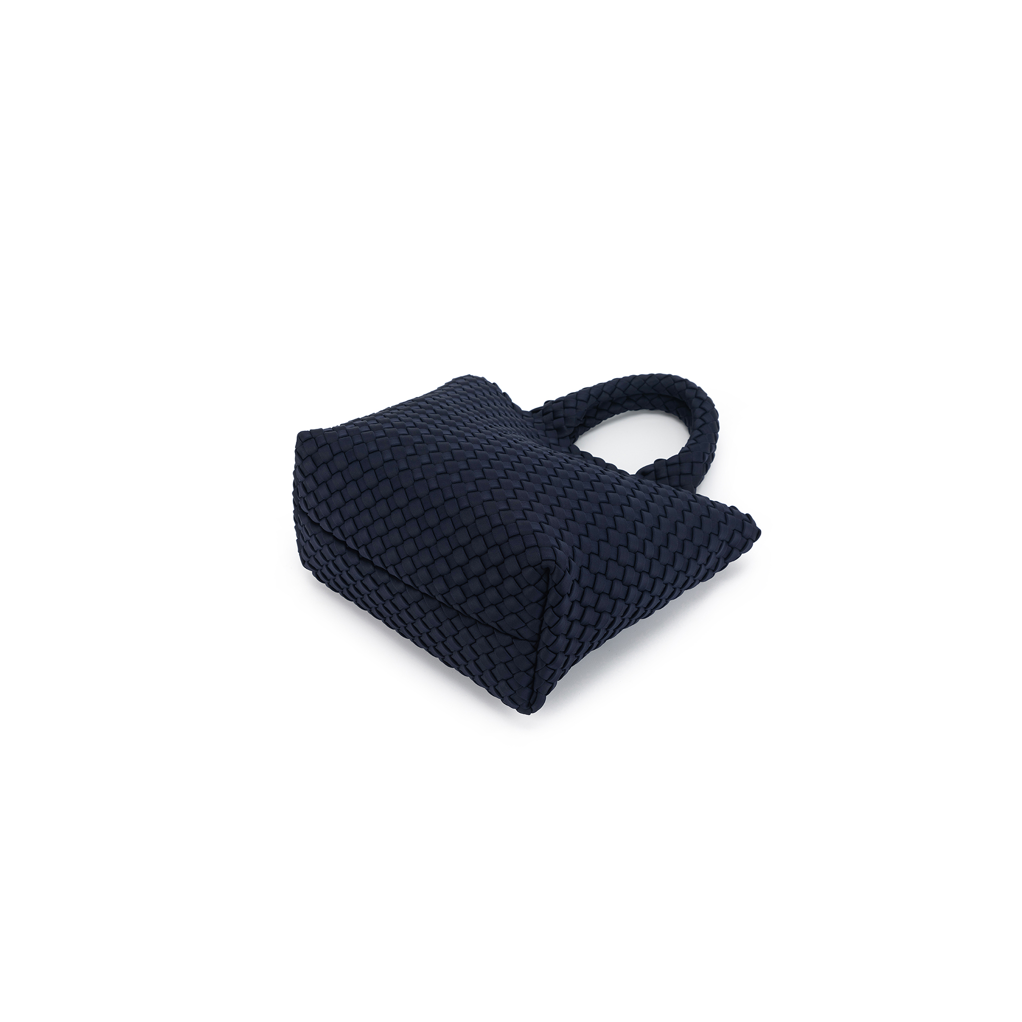 Riviera Navy 2 Piece Woven Mini Handbag