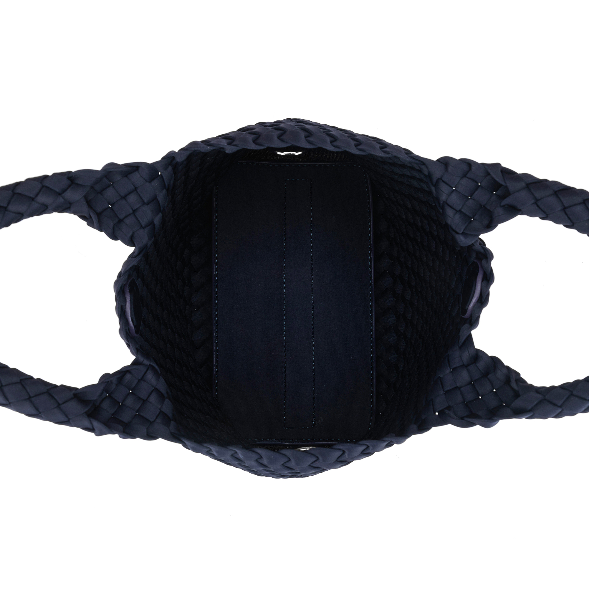 Riviera Navy 2 Piece Woven Mini Handbag