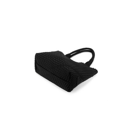 The Hamptons Black  2 Piece NEO Woven Handbag