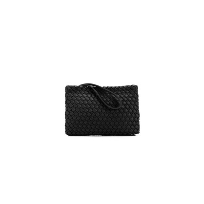 The Hamptons Black  2 Piece NEO Woven Handbag