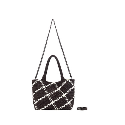The Hamptons Chocolate 2 Piece NEO  Woven Handbag