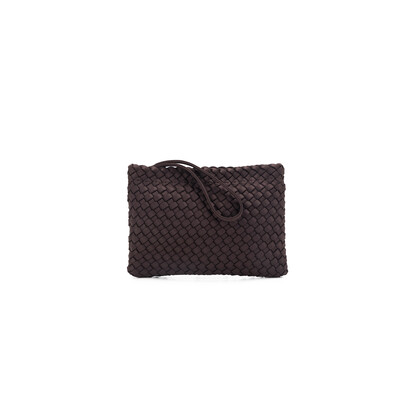 The Hamptons Chocolate 2 Piece NEO  Woven Handbag