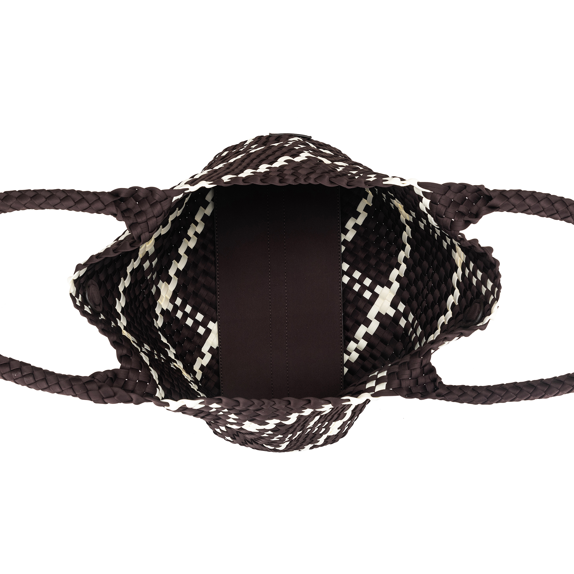 The Hamptons Chocolate 2 Piece NEO  Woven Handbag