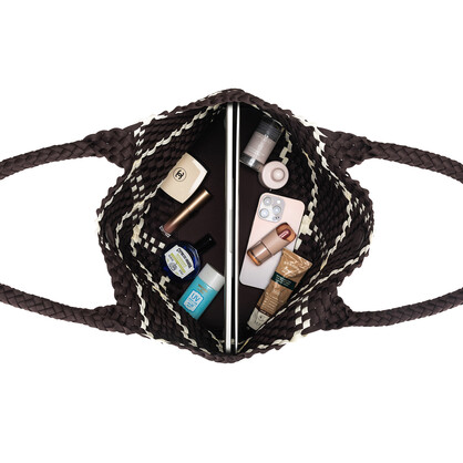 The Hamptons Chocolate 2 Piece NEO  Woven Handbag