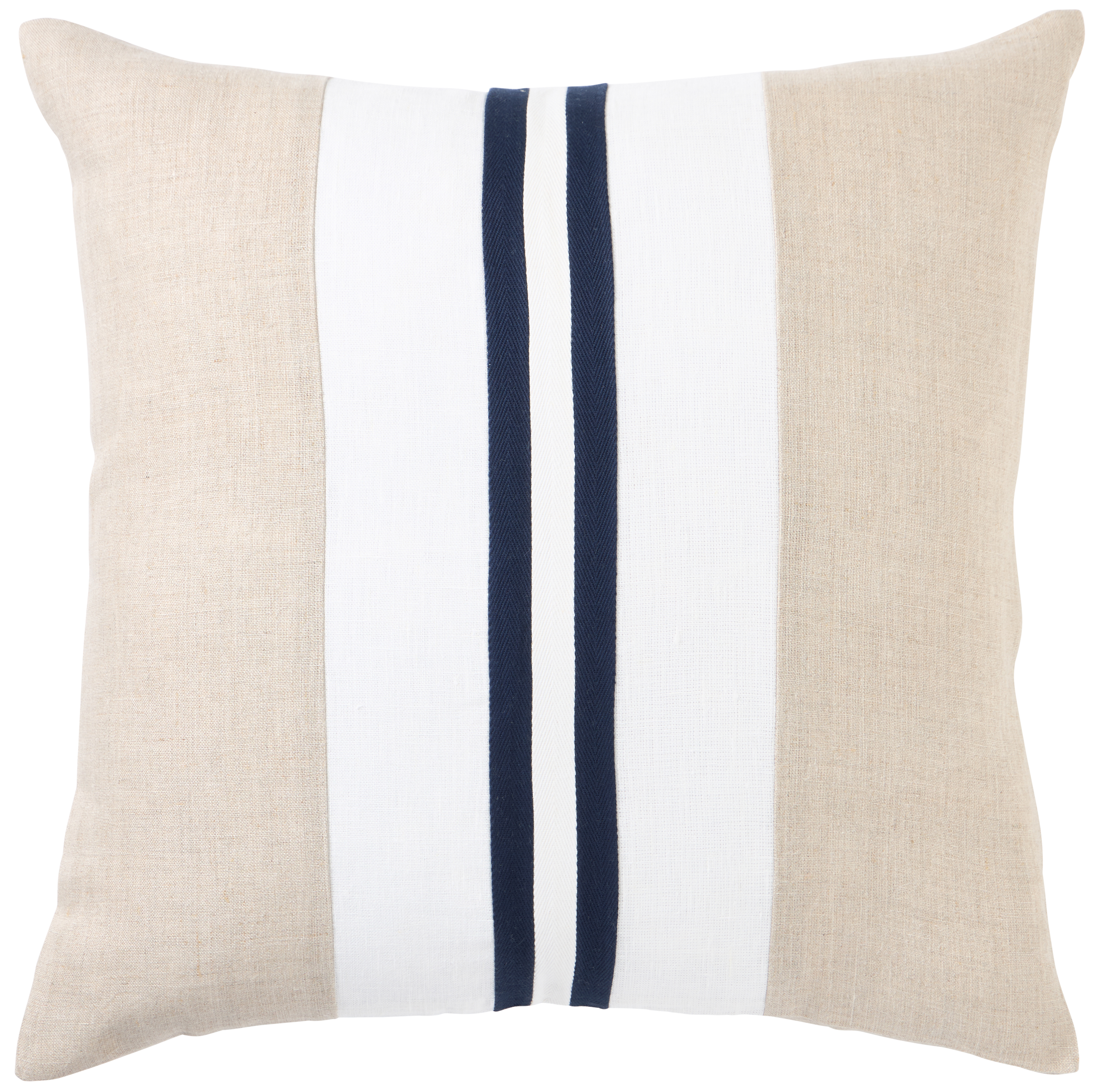 Linen Monaco Stripe 50x50