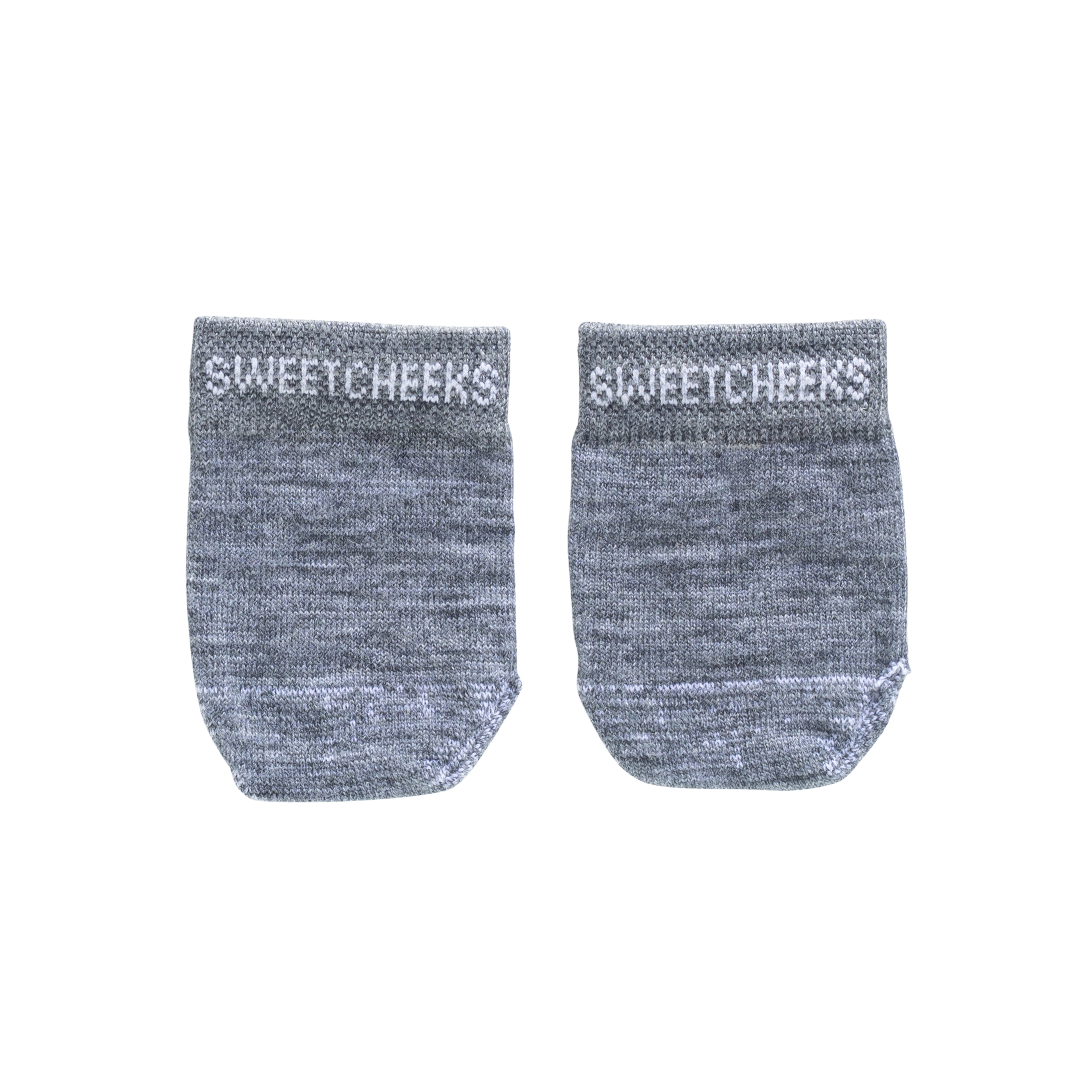 Baby Merino Mittens - Grey Marle