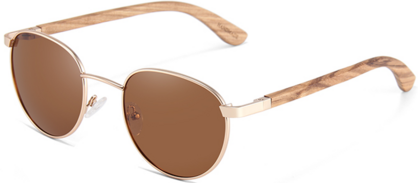 Rebel Premium Round Bamboo Polarised