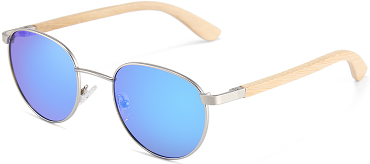 Rebel Premium Round Bamboo Polarised