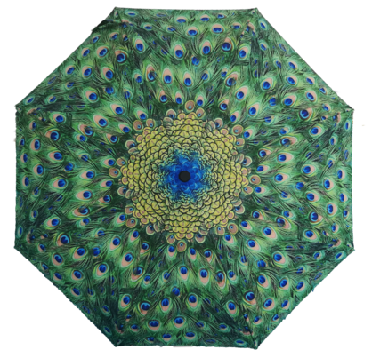 Umbrella - Peacock Feathers