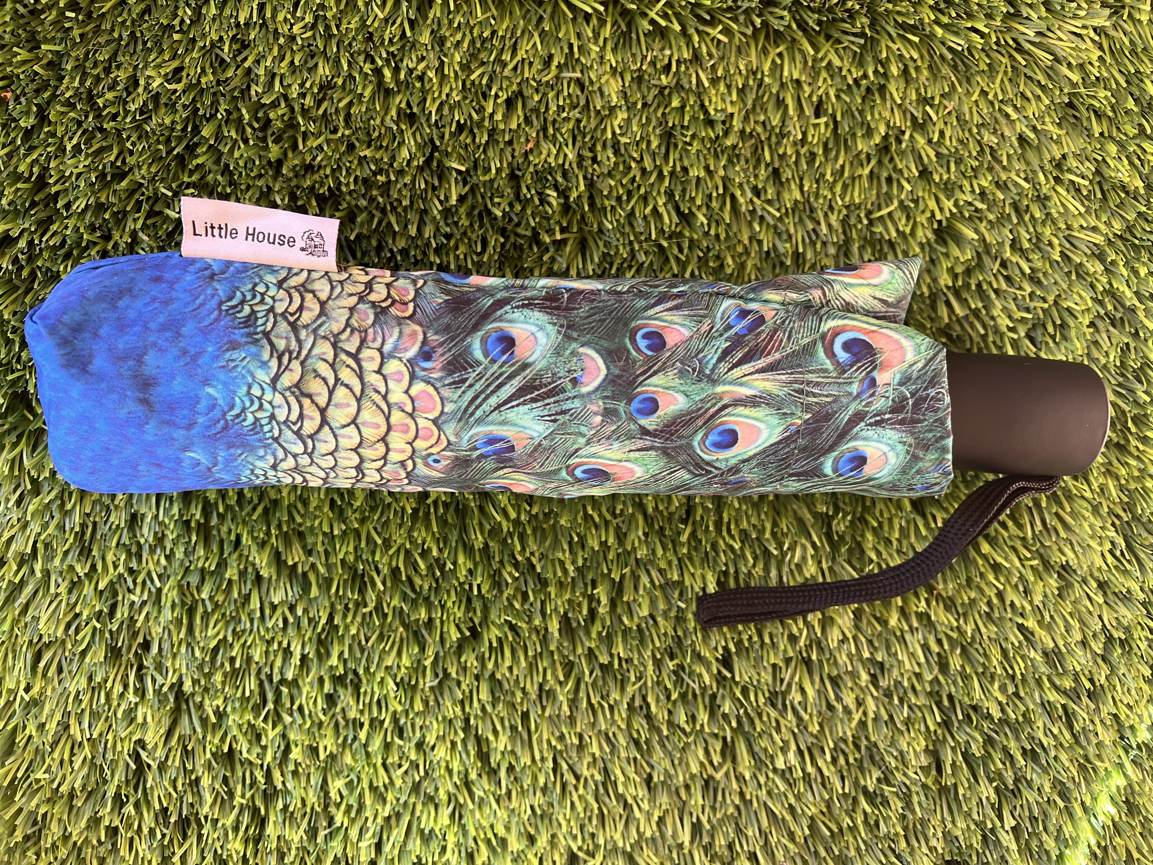 Umbrella - Peacock Feathers