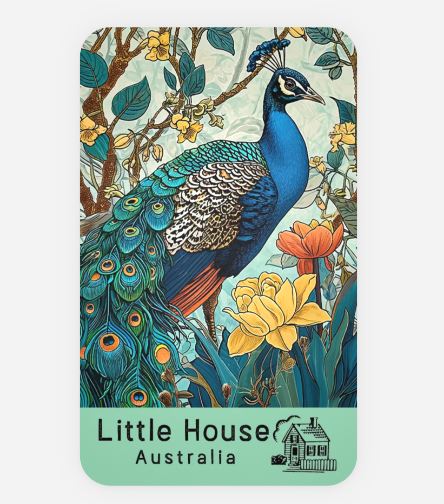 Umbrella - Peacock Feathers