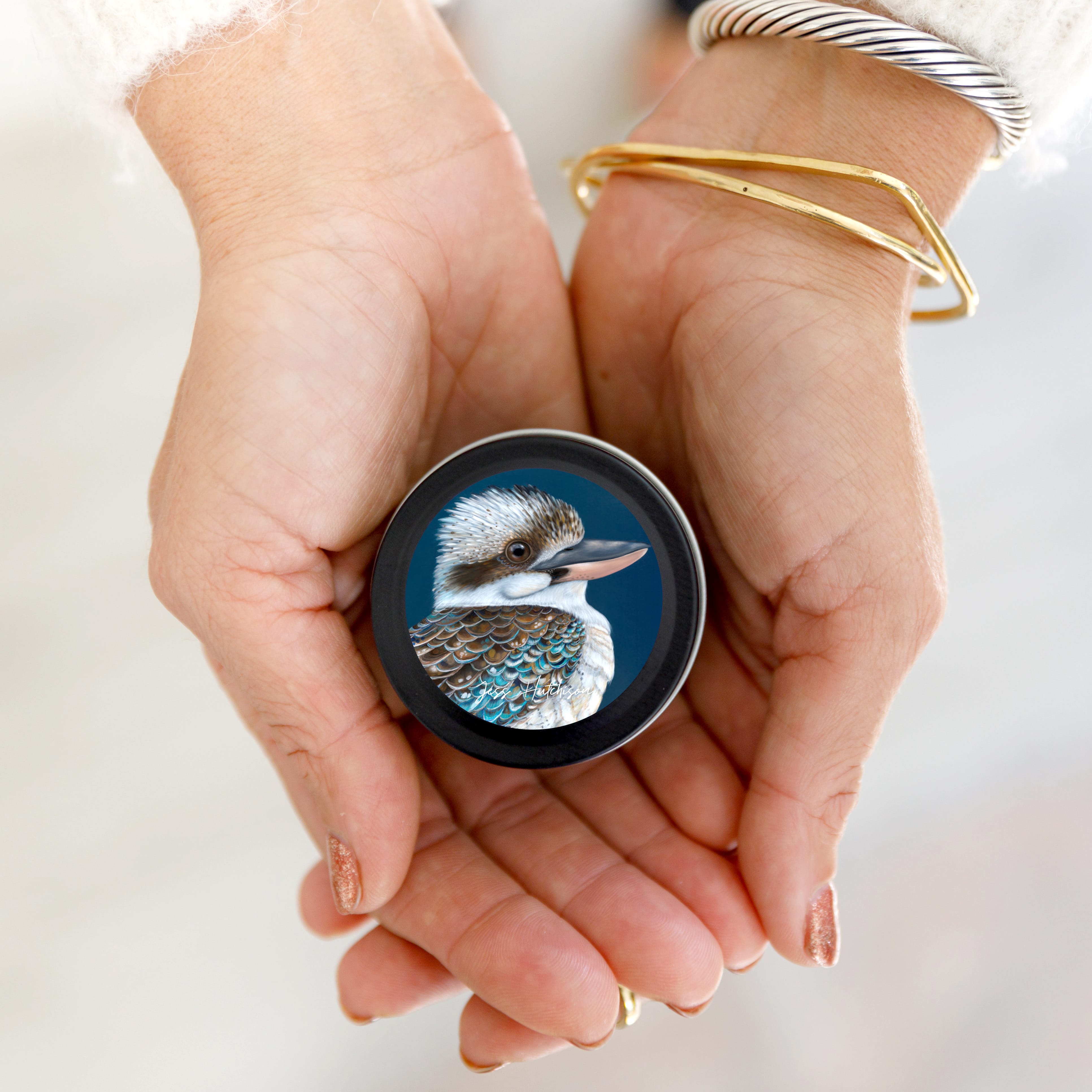 Australian artist mini soy candle 15+ hrs - Australian Sandalwood