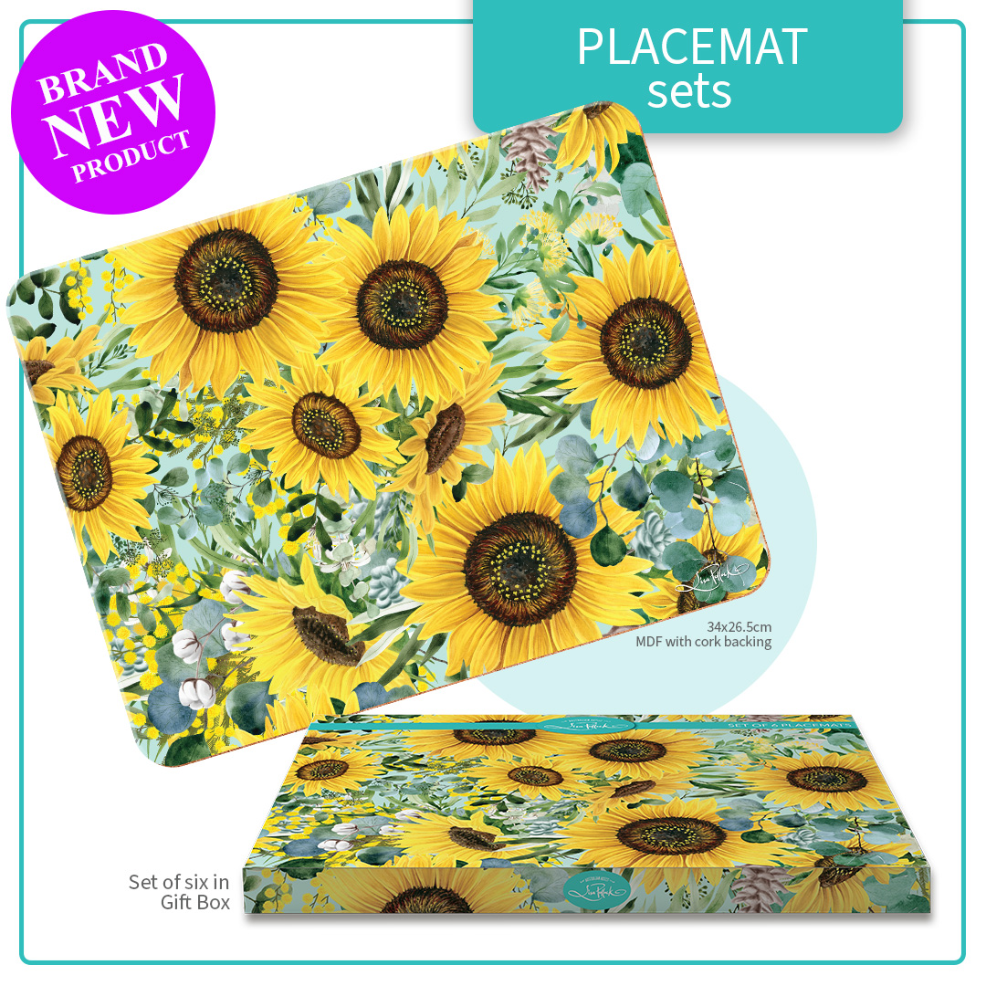 PMAT05 Placemat Set Bee Sunny