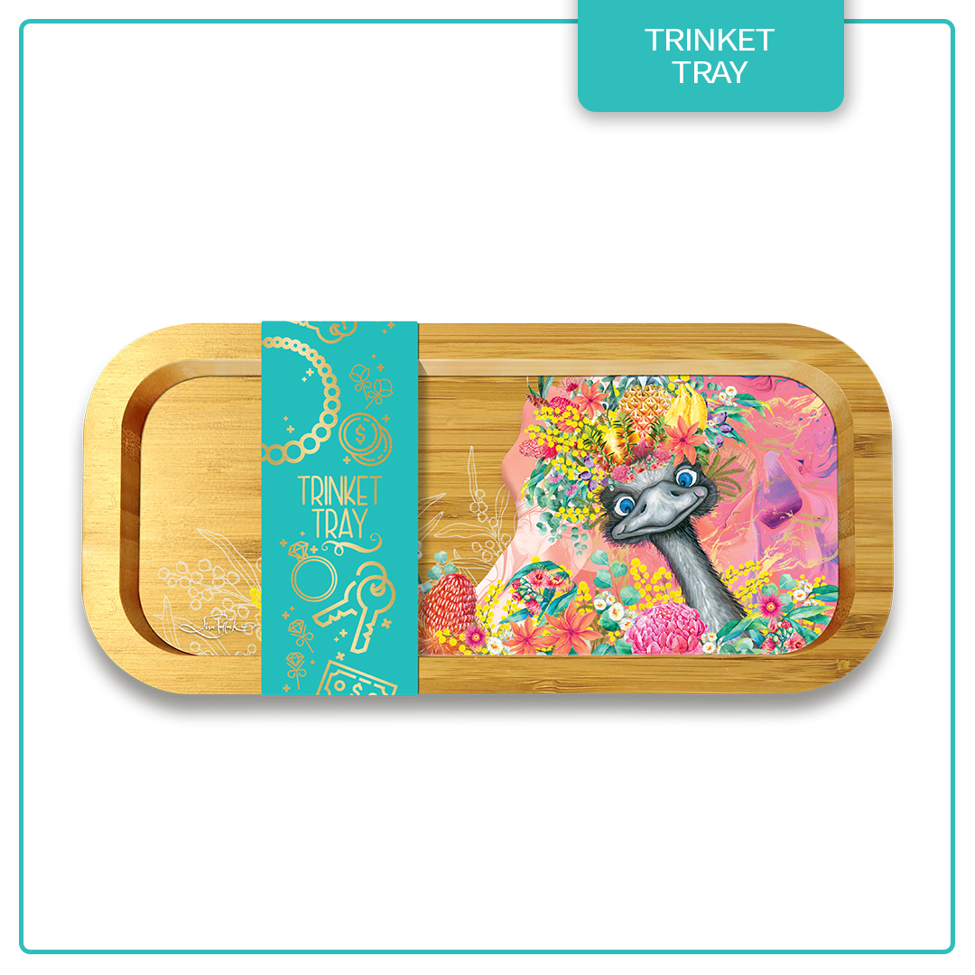 TRINK24 Trinket Tray Happy Emu