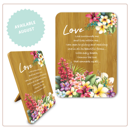 BAP96 Plaque Paradise Bloom- Love