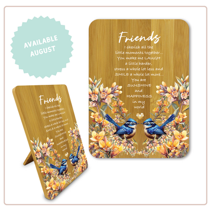 BAP92 Plaque Royal Wrens - Friends