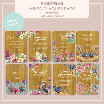 Bamboo Plaques Mixed Pack