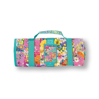 PRUG10 Picnic Rug Wildflower Patch