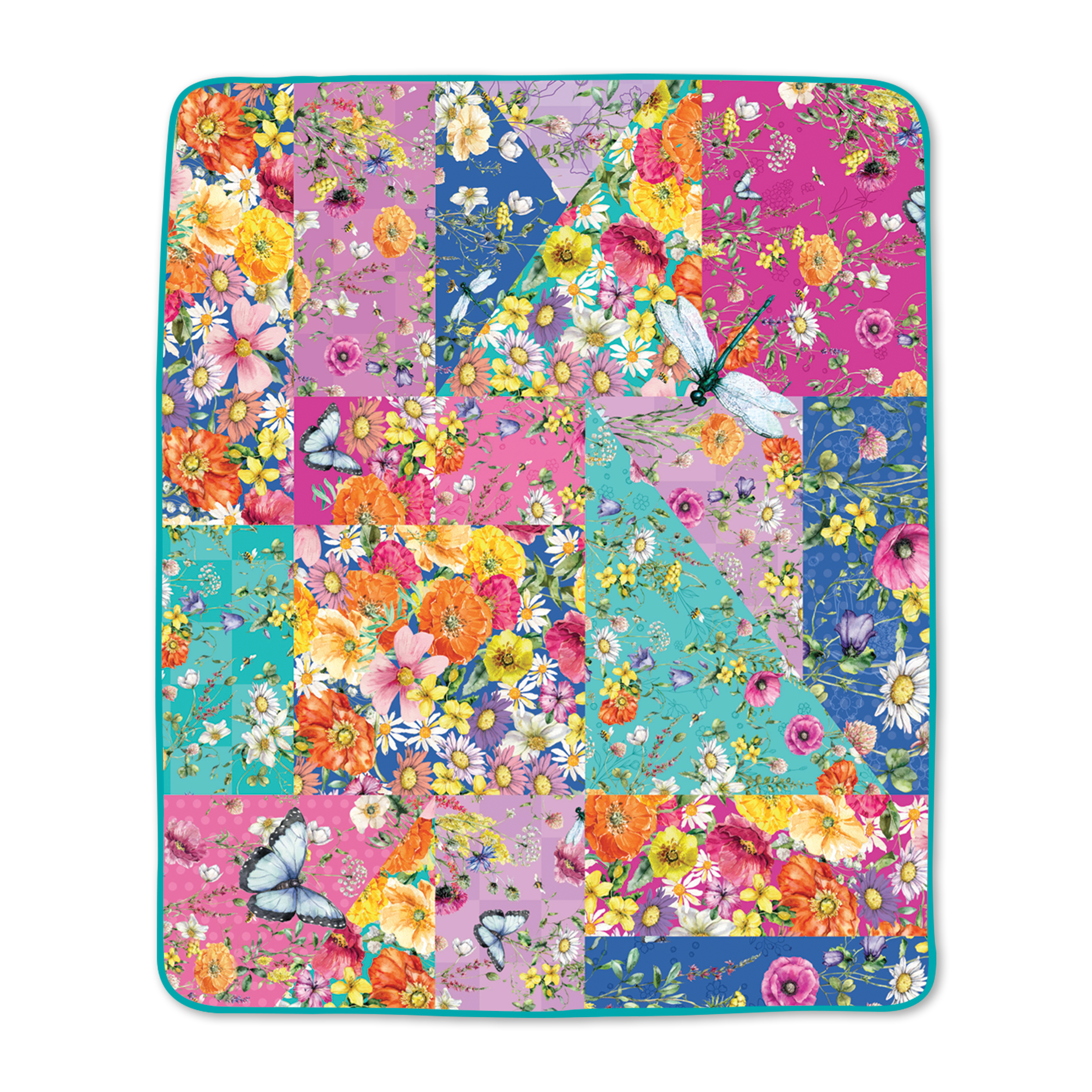 PRUG10 Picnic Rug Wildflower Patch